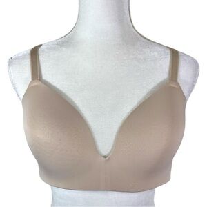 🌸Auden- Nude Deep Plunge Bra Adjustable Back - Size 38D F16827106